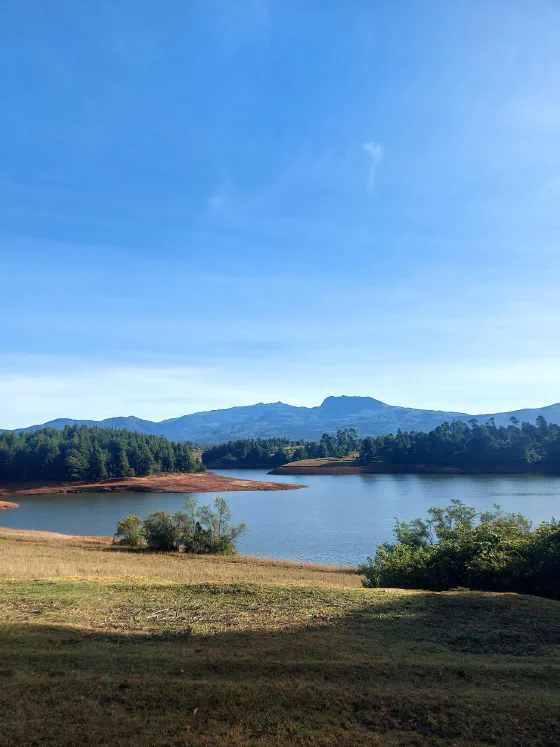 A view of Susumwa Dam in Njambini